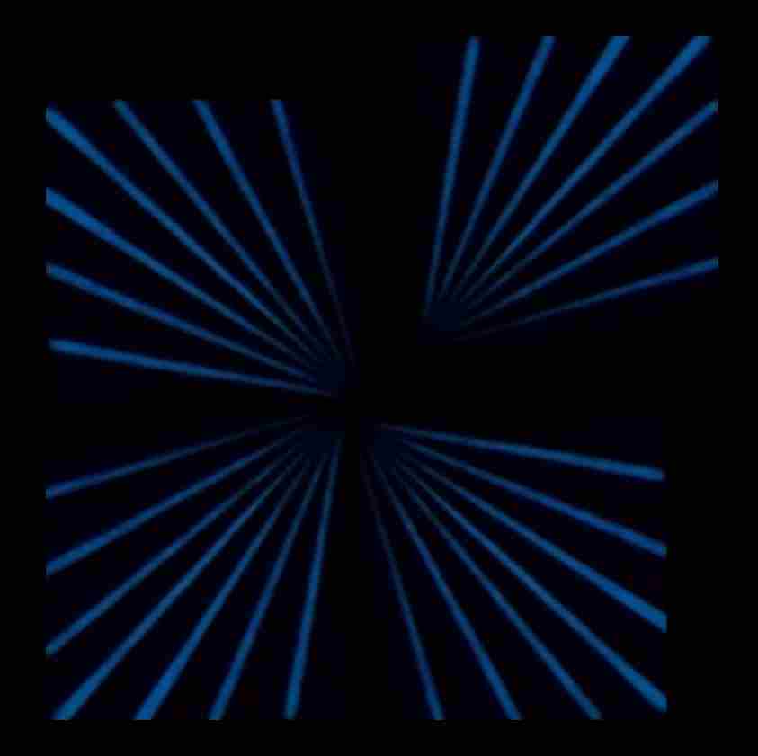 blue_rays_pattern_four_tiles_glow_in_the_dark_hand_made_tile(in dark)